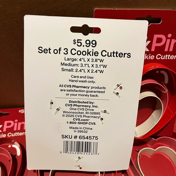 Heart Themed Baking Set NWT - Picture 11 of 16